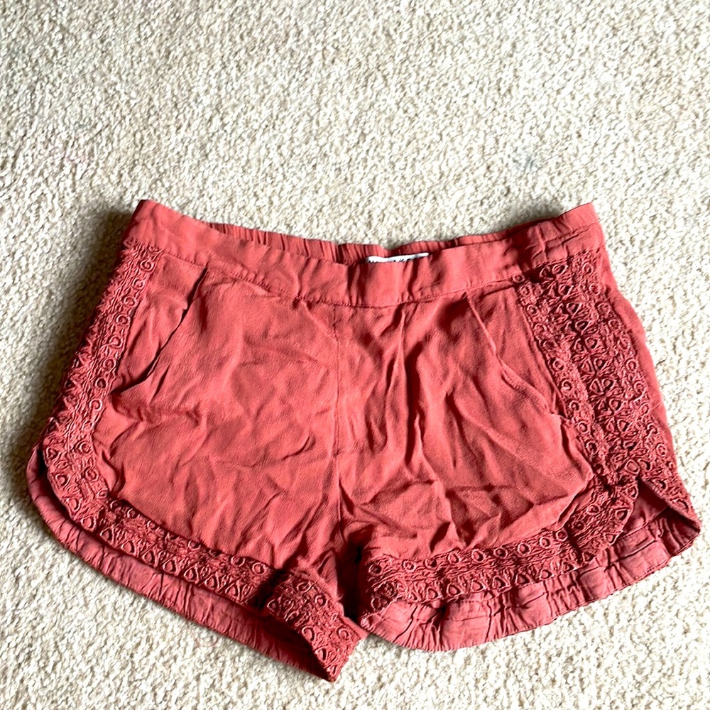 Burnt Orange Anthropologie Shorts (Size XS)